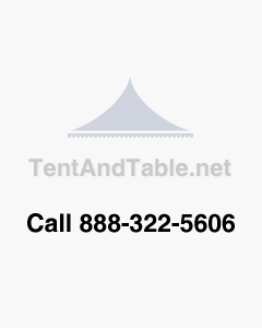20' x 30' Premium Pole Party Tent Top - Yellow and White