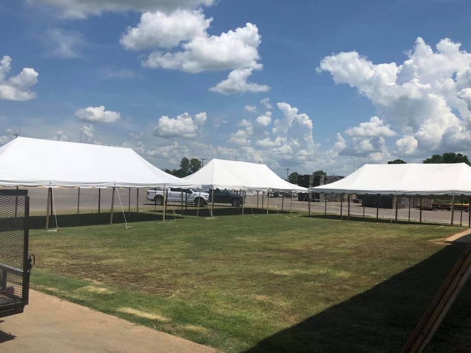 Frame tents are gorgeous in any setting and provide a great backdrop for any event