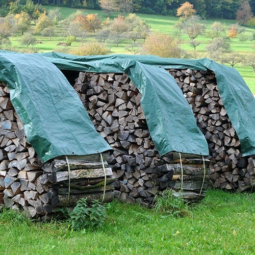 Buy Water Resistant Poly Wood Pile Tarp for Sale